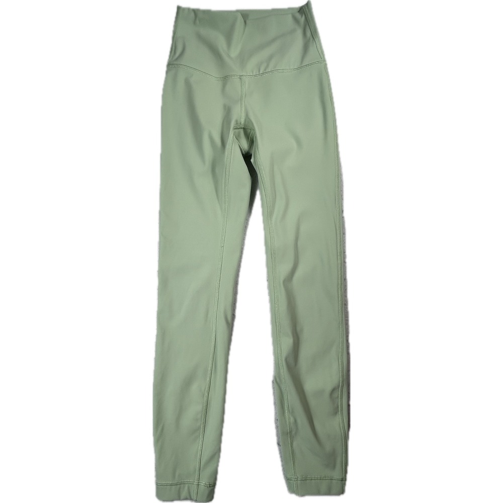 Lululemon Align High-Rise Pant 28 Nulu Light Green Yoga Leggings Size 2